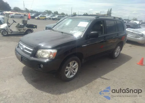 2006 Toyota Highlander Hybrid V6 из США, поврежденный, VIN JTEDW21A460014751